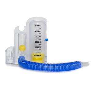 Volumetric Incentive Spirometer LUMEON Adult 5000mL Without One Way Valve (12/Case)