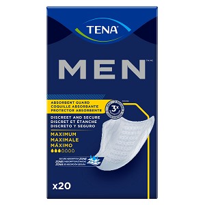 Adult Bladder Control Pad TENA Mens Moderate Absorbency - (120/Case)