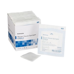 GAUZE 2X2 8PLY ST 2S (50pk/box)